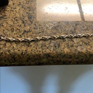 Kay Jewelers Two-toned tennis diamond bracelet